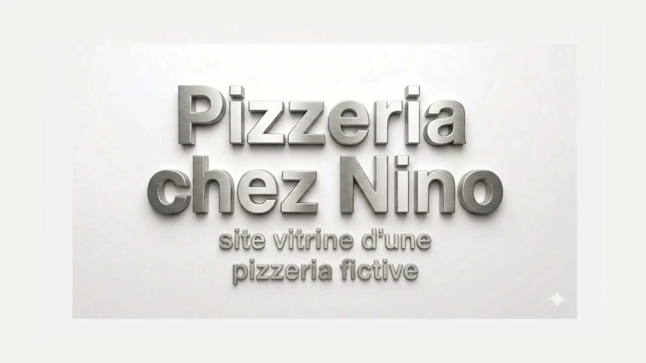 Logo Pizzeria Chez Nino, site vitrine d’une pizzeria fictive